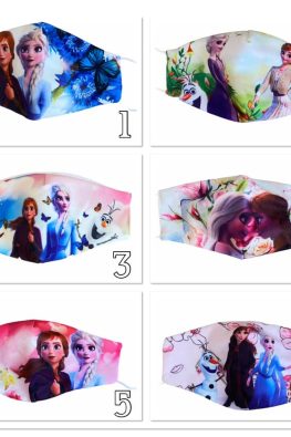 masque lavable enfants reine des neiges