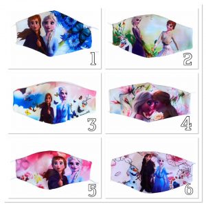 masque lavable enfants reine des neiges