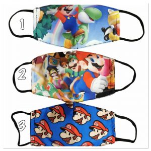masque lavable enfant Mario