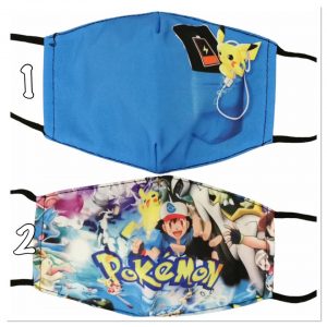 masque lavable enfant pikatchu