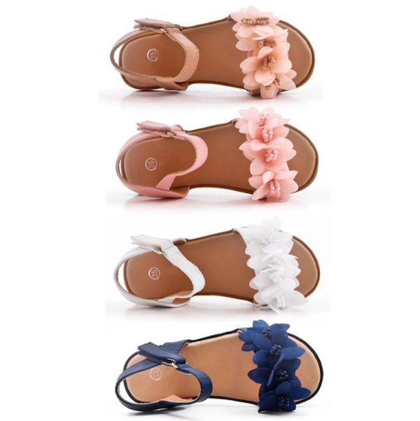 sandales fleuries